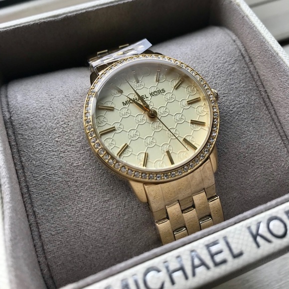 BRAND NEW MICHAEL KORS Glitz Crystal Watch 40 mm main image 8
